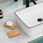 Teak soap Dish for Shower by HTB, Wood Decorative Bath soap Holder Heightened Base Design to Keep Soap Dry in Kitchen, Bathroom, Sink, Bathtub, Cute Wooden soap Saver for Hand...