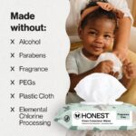 The Honest Company, Plant-Based Baby Wipes, Fragrance-Free, 144 Count (Select for More Options)