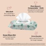 The Honest Company, Plant-Based Baby Wipes, Fragrance-Free, 144 Count (Select for More Options)
