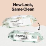 The Honest Company, Plant-Based Baby Wipes, Fragrance-Free, 60 Count (Select for More Options)