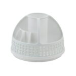 Thinkspace Beauty Rotating Cosmetic Organizer, White