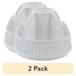 Thinkspace Beauty Rotating Cosmetic Organizer, White