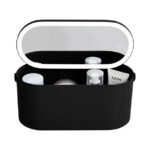 Thinkspace Beauty Storage Organizer with LED Mirror, Black