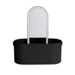 Thinkspace Beauty Storage Organizer with LED Mirror, Black