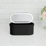 Thinkspace Beauty Storage Organizer with LED Mirror, Black
