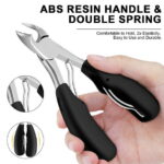 Toenail Clipper Set, Professional Thick & Ingrown Toe Nail Clippers for Men & Seniors