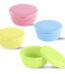 TPBSITNS 4 Pcs Portable Travel Soap Container, Plastic Leak Proof Shampoo Bar Soap Holder with Lid, Self Draining Round Waterproof Travel Soap Dishes Soap Case Box for Bathroom...