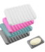 Tripumer 4Pcs Self-Draining Soap Dish Silicone Non-Slip Soap Holder BPA Free Waterfall Drain Soap Protector Suitable for Shower, Bathroom, Kitchen, Bathtub Keep Soap Dry Extend...
