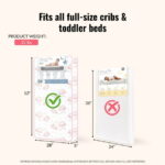 Twilight 80 Coil Spring Crib and Toddler Bed Mattress, Wave Pink, 5"