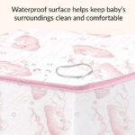 Twilight 80 Coil Spring Crib and Toddler Bed Mattress, Wave Pink, 5"