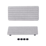 Uanit Water Absorbing Stone Tray,Quick Drying Stone Sink Tray,Water Absorbent Diatomite Coasters for Bathroom Counter and Kitchen Sink for Hand Soap Dish Cosmetic Bottles...