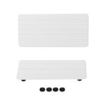 Uanit Water Absorbing Stone Tray,Quick Drying Stone Sink Tray,Water Absorbent Diatomite Coasters for Bathroom Counter and Kitchen Sink for Hand Soap Dish Cosmetic Bottles...