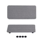 Uanit Water Absorbing Stone Tray,Quick Drying Stone Sink Tray,Water Absorbent Diatomite Coasters for Bathroom Counter and Kitchen Sink for Hand Soap Dish Cosmetic Bottles...
