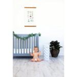 Ubbi Stainless Steel Diaper Pail, Odor Locking, No Special Bag Required, Award-Winning, Registry Must-Have, Gray Chevron