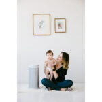 Ubbi Stainless Steel Diaper Pail, Odor Locking, No Special Bag Required, Award-Winning, Registry Must-Have, Woodgrain