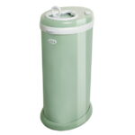 Ubbi Stainless Steel Diaper Pail, Odor Locking, No Special Bag Required, Award-Winning, Registry Must-Have, Marble