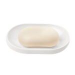 Umbra Step Melamine Bathroom Soap Dish, White