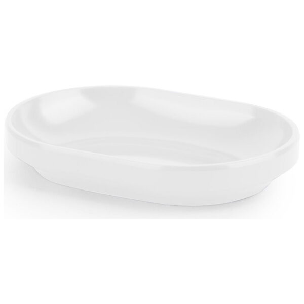 Umbra Step Melamine Bathroom Soap Dish, White