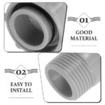 unbranded Pool Drain Fitting Connects Fits Swimming Pool Drainage Pipe Joint Pool Hose Adapter Connector Pool Accessories Compatible for Pool Drain Pipes Pool Equipment Fitting