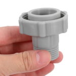 unbranded Pool Drain Fitting Connects Fits Swimming Pool Drainage Pipe Joint Pool Hose Adapter Connector Pool Accessories Compatible for Pool Drain Pipes Pool Equipment Fitting