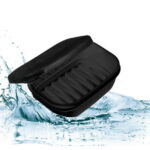 Unique Bargains Soap Dish Keep Soap Dry Soap Cleaning Storage for Bathroom Kitchen Black