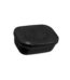 Unique Bargains Soap Dish Keep Soap Dry Soap Cleaning Storage for Bathroom Kitchen Black