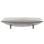 UPKOCH 1Pack Soap Dish 5.9x3.5x1.2in Grey Color For Bathroom And Kitchen Use