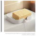 UPOUART Decorative Soap Dish Household Users 1Pack