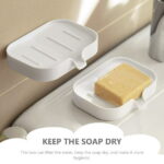 UPOUART Decorative Soap Dish Household Users 1Pack