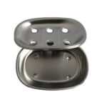 UPOUART Kitchen Bathroom Soap Dishes Stainless Steel 1Pack 5.6x3.8x0.9in