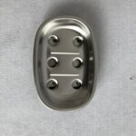 UPOUART Kitchen Bathroom Soap Dishes Stainless Steel 1Pack 5.6x3.8x0.9in
