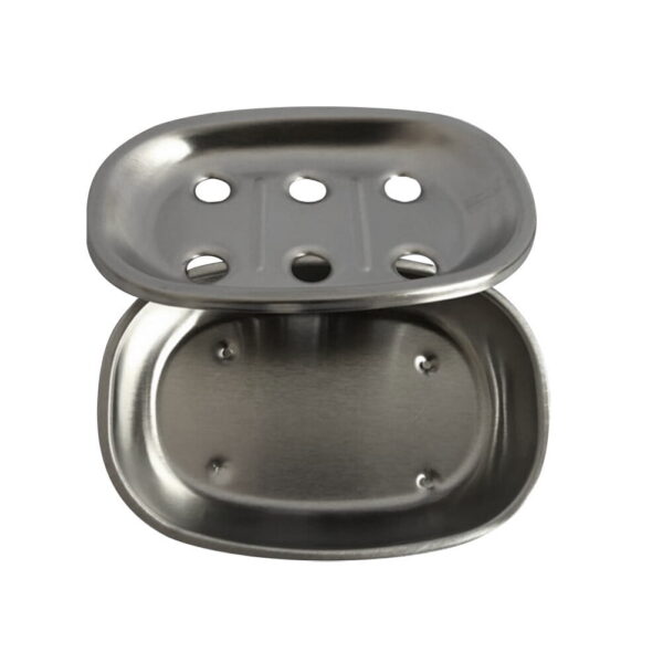 UPOUART Kitchen Bathroom Soap Dishes Stainless Steel 1Pack 5.6x3.8x0.9in