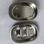 UPOUART Kitchen Bathroom Soap Dishes Stainless Steel 1Pack 5.6x3.8x0.9in