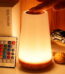 UWANTME Night Light, Dimmable Touch Lamp for Bedroom, Portable Table Bedside Desk Lamps, 5 Brightness and 13 RGB Colors, Suitable for Bedroom/Bathroom/Hallways/Living Room/Office