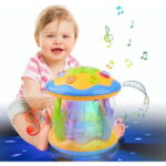 Vanmor Baby Musical Toys with Light Up for Toddlers 1 2 3, Rotating Ocean Projector Infant Toys 12-18 Month, Sitting Crawling Walking Developmental Toys for Babies, Gifts Toys...