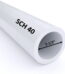 VENTRAL PVC Pipe Sch40 2.5 Inch (2.5) White Custom Length
