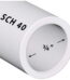 VENTRAL PVC Pipe Sch40 3/4 Inch (0.75) White Custom Length