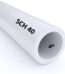 VENTRAL PVC Pipe Sch40 4 Inch (4.0) White Custom Length