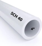 VENTRAL PVC Pipe Sch40 4 Inch (4.0) White Custom Length