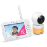 VTech 5" Digital Video Baby Monitor with Pan and Tilt and Night Light, VM5263, White