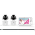 VTech 5" Digital Video Baby Monitor with Pan and Tilt and Night Light, VM5263, White