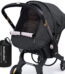 Waterproof Baby Car Seat Cover Compatible with Doona Car Seat and Stroller,Patented Windproof Car Seat Canopy for Boys & Girls, Keeps Babies Warm and Cozy(Black)