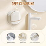 Waterproof Soap Dish with Drainage Box,2025 New Soap Dish Holder with Lid,Wall Mounted Drain Soap Box with Flip Lid,NO-Drilling Soap Dish Holder for Kitchen Sink,Bathroom,Bathtub