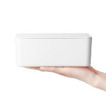 Wet Wipes Storage Box, Baby Wipes Dispenser Holder, Reusable Bathroom Wipe Container Dustproof Tissue Box Case with Lid for Home Office, White