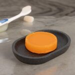 WHAMVOX Reusable Soap Dish Bar Holder For Shower Sink Tray Countertop Black