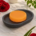 WHAMVOX Reusable Soap Dish Bar Holder For Shower Sink Tray Countertop Black