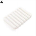 Windfall Soap Dishes for Bathroom Shower Bar Soap Holder with Self Draining Tray Natural Waterfall Drain Soap Saver Flexible Bathroom Silicone Soap Dish Storage Holder Soapbox...