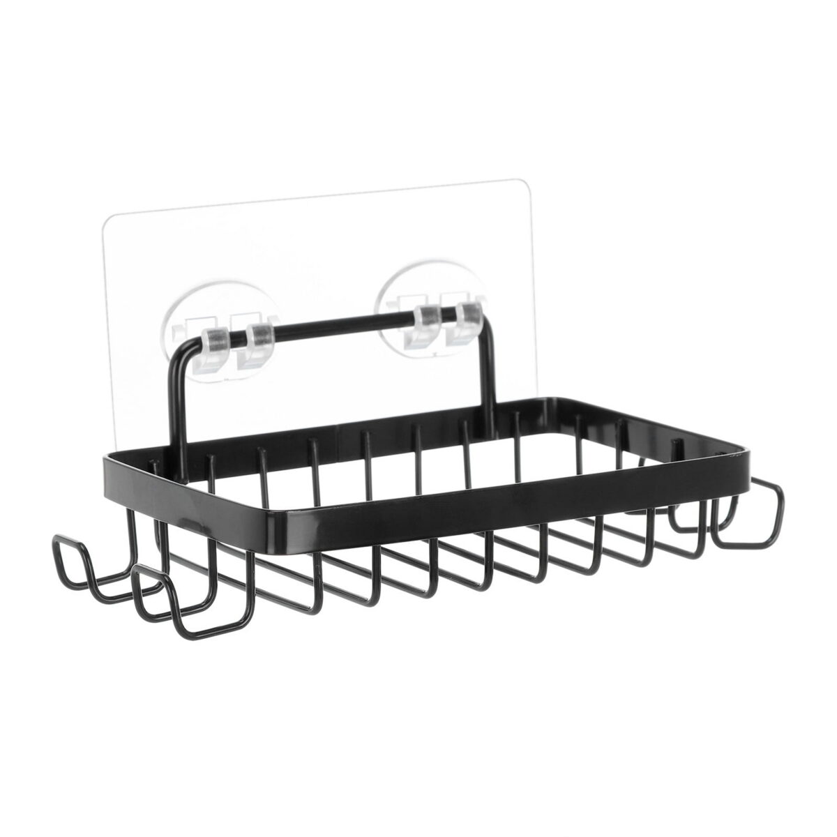 Wiueurtly Wire Hanging Shower Caddy,Bathroom Accessories,Shower Wall Soap Dish Holder Mounted Draining For Bathroom Tile Rectangle Bar Soapdish With Perforation Replacement...