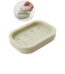 WNFJR Plastic Soap Dish, Soap Container, Double Layer Draining Soap Holder for Shower, Bathroom or Kitchen(Green)