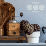Wood Pedestal Soap Stand Bathroom Kitchen Countertop Tray Farmhouse Riser Dish Holder